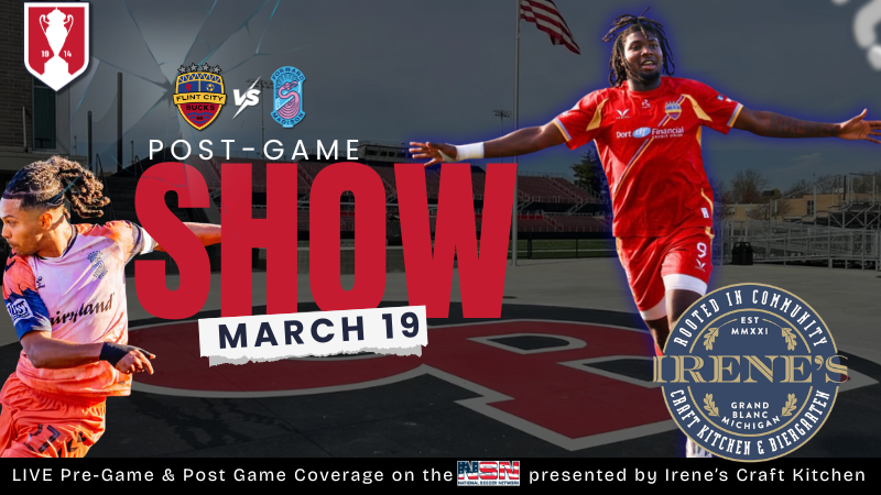 FLINT CITY vs FORWARD MADISON POST GAME SHOW presented by Irene's Craft Kitchen