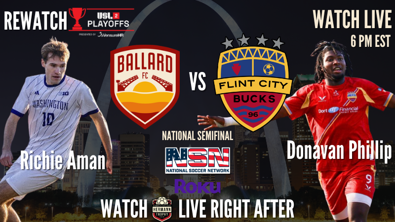 USL 2 National Semifinal -BALLARD FC vs FLINT CITY BUCKS