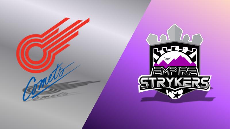 MASL - KANSAS CITY COMETS vs EMPIRE STRYKERS - GAME# 45