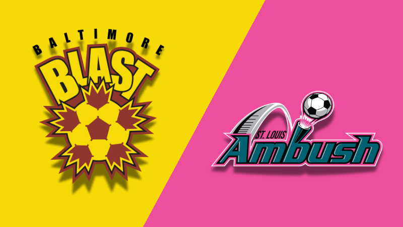 MASL - ST LOUIS AMBUSH vs BALTIMORE BLAST - GAME# 72