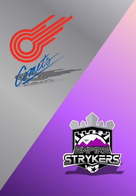 MASL - KANSAS CITY COMETS vs EMPIRE STRYKERS - GAME# 45