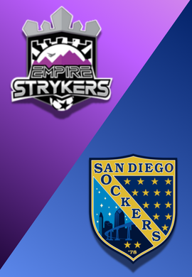 MASL - EMPIRE STRYKERS vs SAN DIEGO SOCKERS - GAME# 58