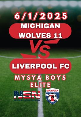 MSYSA | MICHIGAN WOLVES 11 vs LIVERPOOL FC | U14 MALE | BOYS ELITE