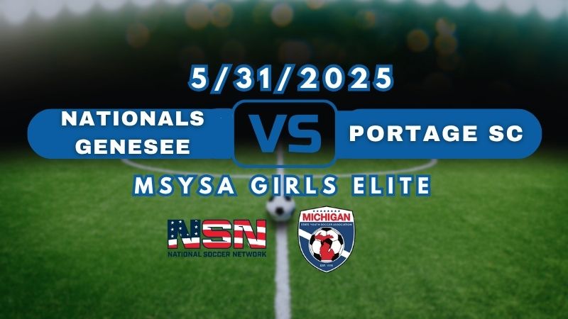 MSYSA | NATIONALS GENESEE vs PORTAGE SC | U13 FEMALE | GIRLS ELITE