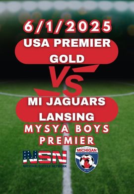 MSYSA | USA PREMIER GOLD vs MI JAGUARS LANSING | U17 MALE | BOYS PREMIER