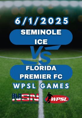 WPSL - SEMINOLE ICE vs FLORIDA PREMIER FC