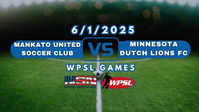 WPSL | MANKATO UNITED SOCCER CLUB vs MINNESOTA DUTCH LIONS FC